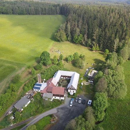 Pension Untere Rauner Muehle Bad Brambach Exteriér fotografie