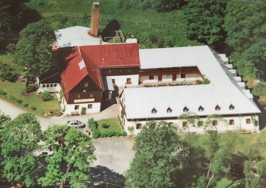 Pension Untere Rauner Muehle Bad Brambach Exteriér fotografie