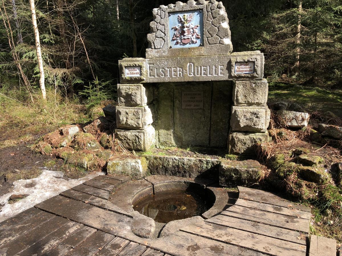 Pension Untere Rauner Muehle Bad Brambach Exteriér fotografie