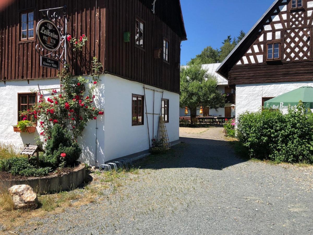 Pension Untere Rauner Muehle Bad Brambach Exteriér fotografie